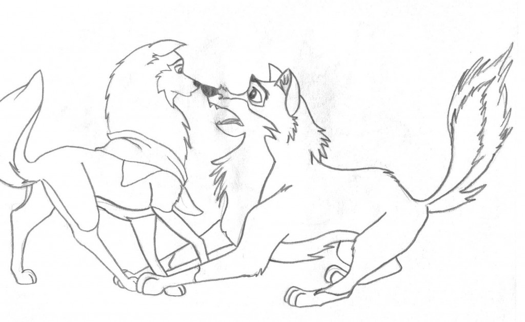 Wolf Coloring Pages Picture – Animal Place