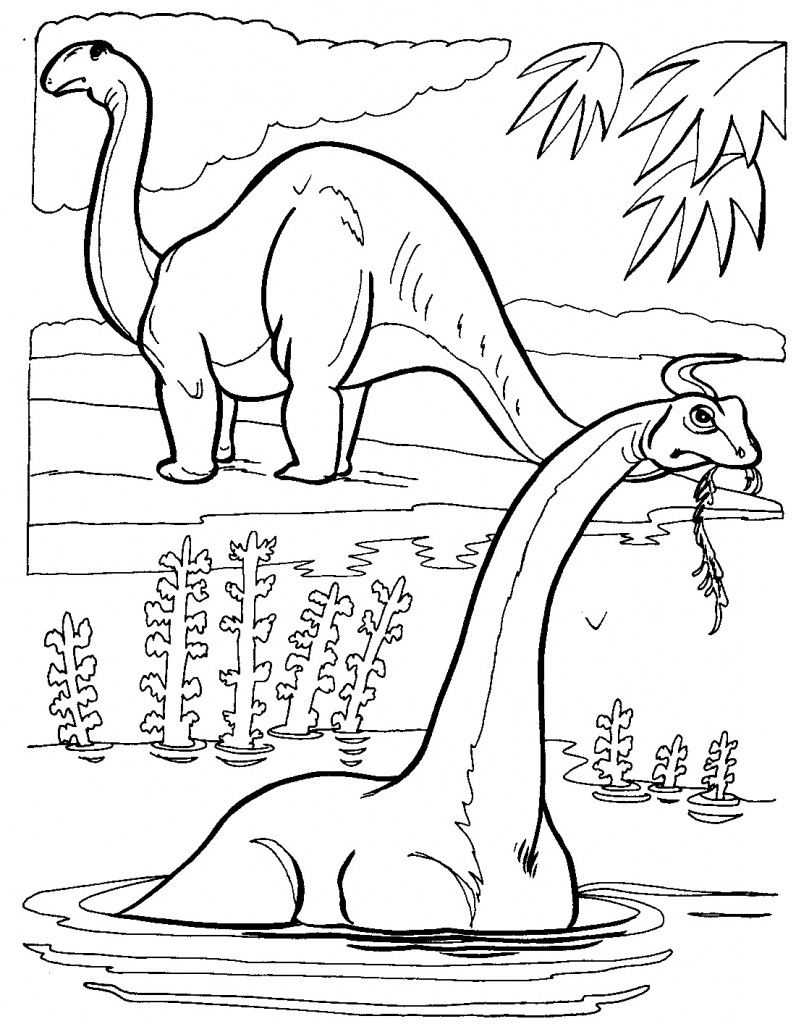 Dinosaur Coloring Pages for Kids Image – Animal Place