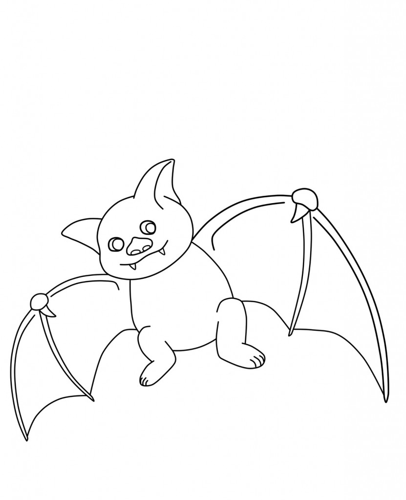 Bat Coloring Page Images – Animal Place