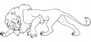 coloring page of lion pictures  animal place