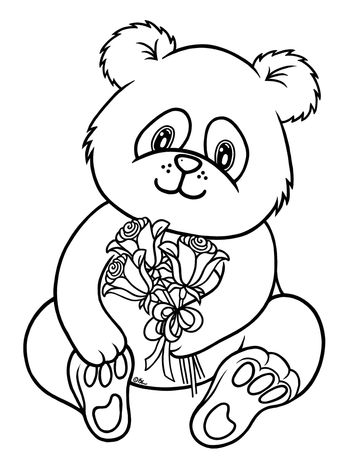 Free Printable Panda Coloring Pages For Kids - Animal Place