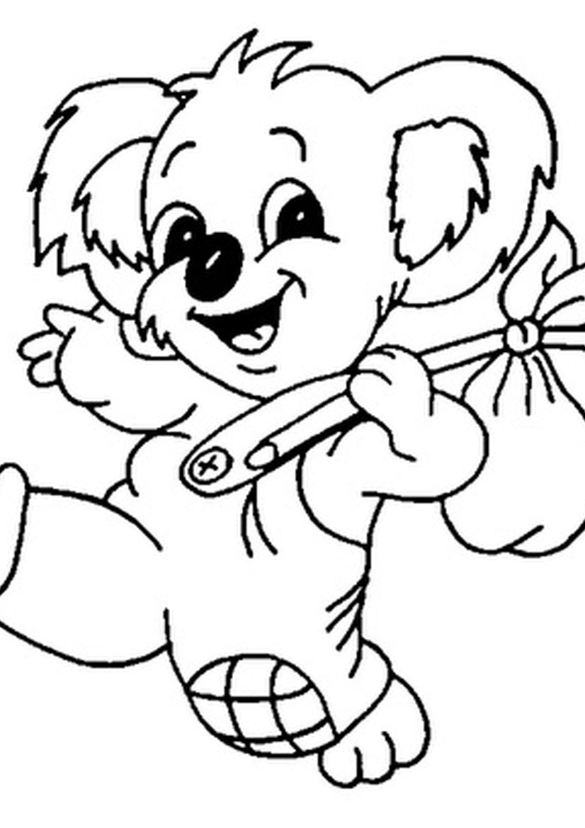 Free Printable Koala Coloring Pages For Kids Animal Place