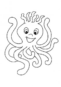 Octopus Coloring Pages Pictures – Animal Place