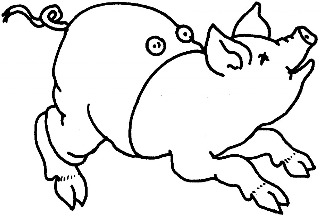 Pig Coloring Page Photos – Animal Place