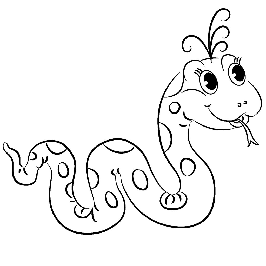 Free Printable Snake Coloring Pages For Kids - Animal Place