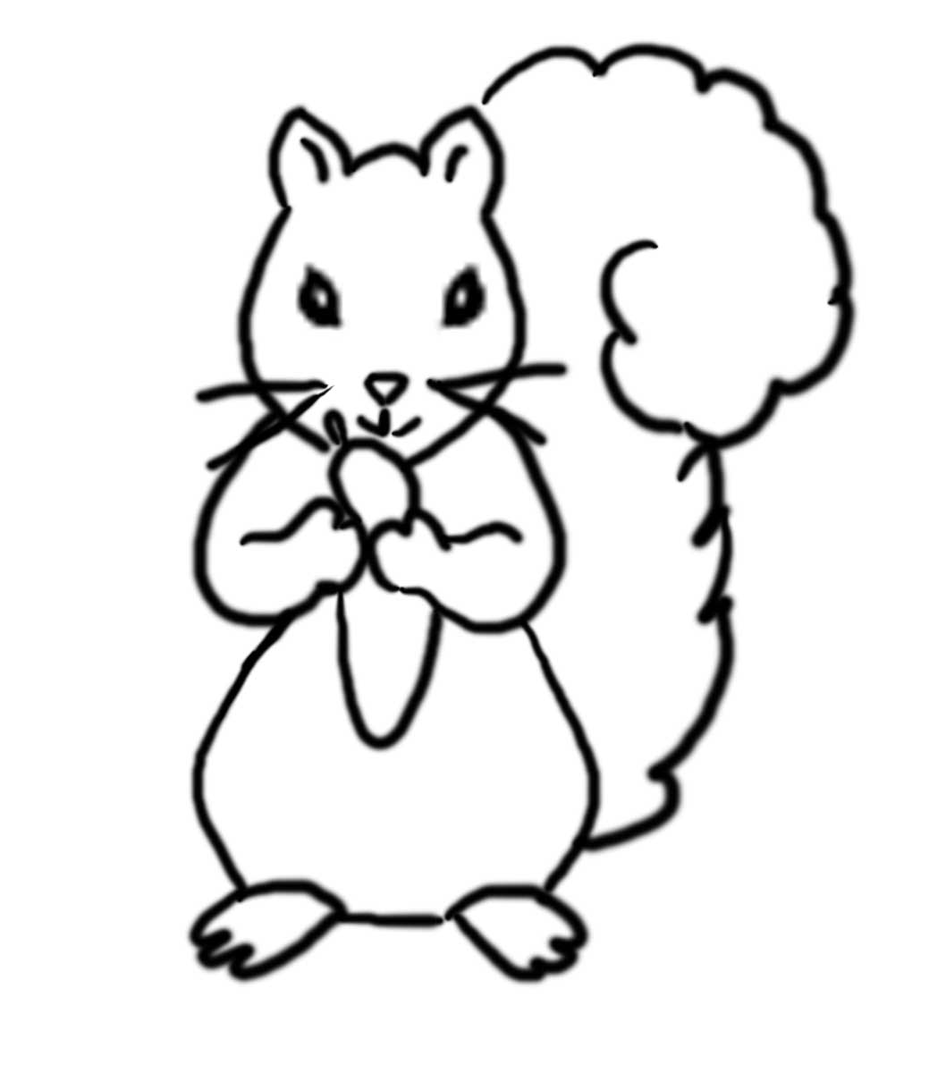 Free Printable Squirrel Coloring Pages For Kids Animal Place